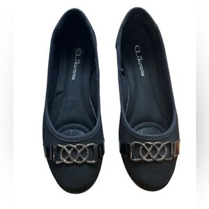 CL Laundry Shoes Black Ballet Flats  Size 7 Wide